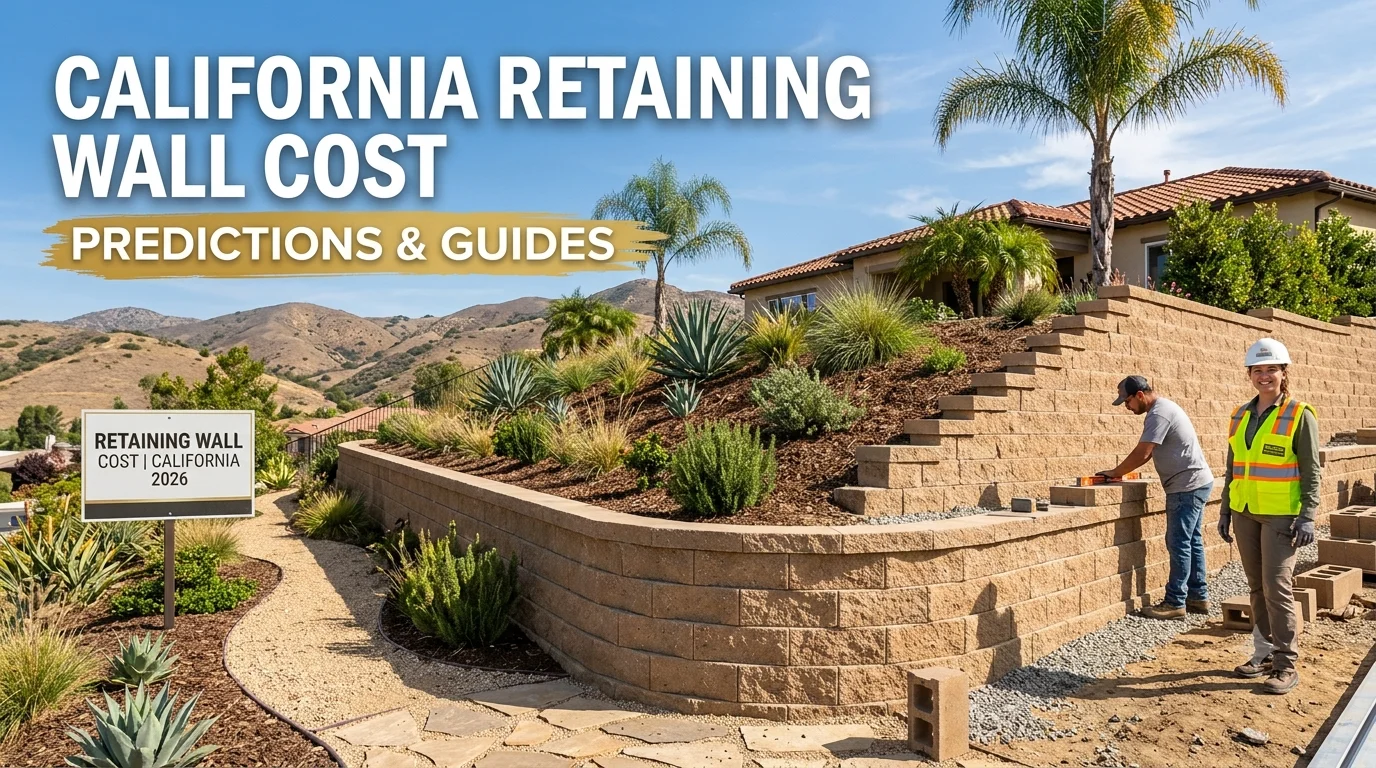 Retaining Wall Cost In California In 2026